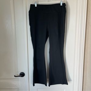 Woman’s elastic waist flared pants